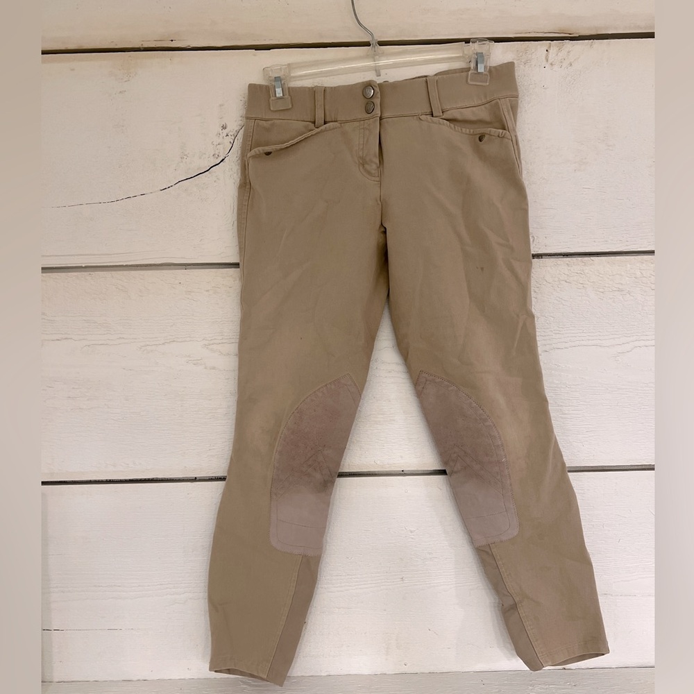 Ariat breeches front zip Tan